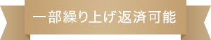 一部繰り上げ返済可能